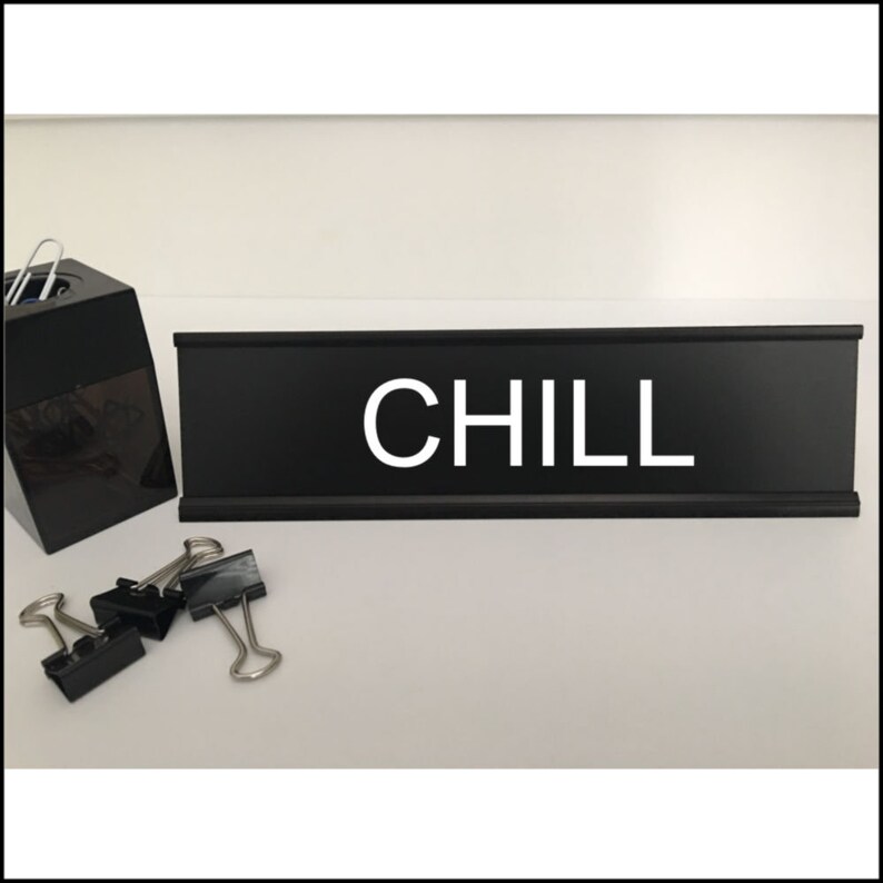 Office Signs Desk Home Co Worker Gift Funny Image 0