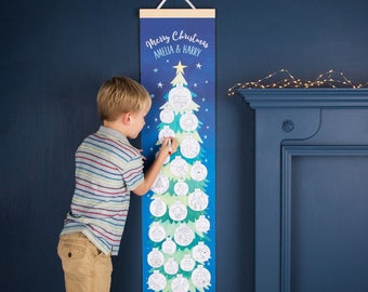 Personalised Colouring Canvas Advent Calendar