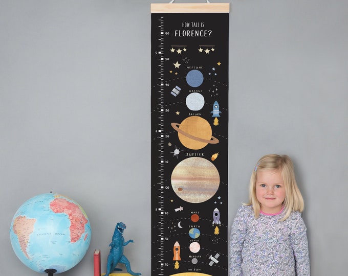 Tabla de altura personalizada del Sistema Solar