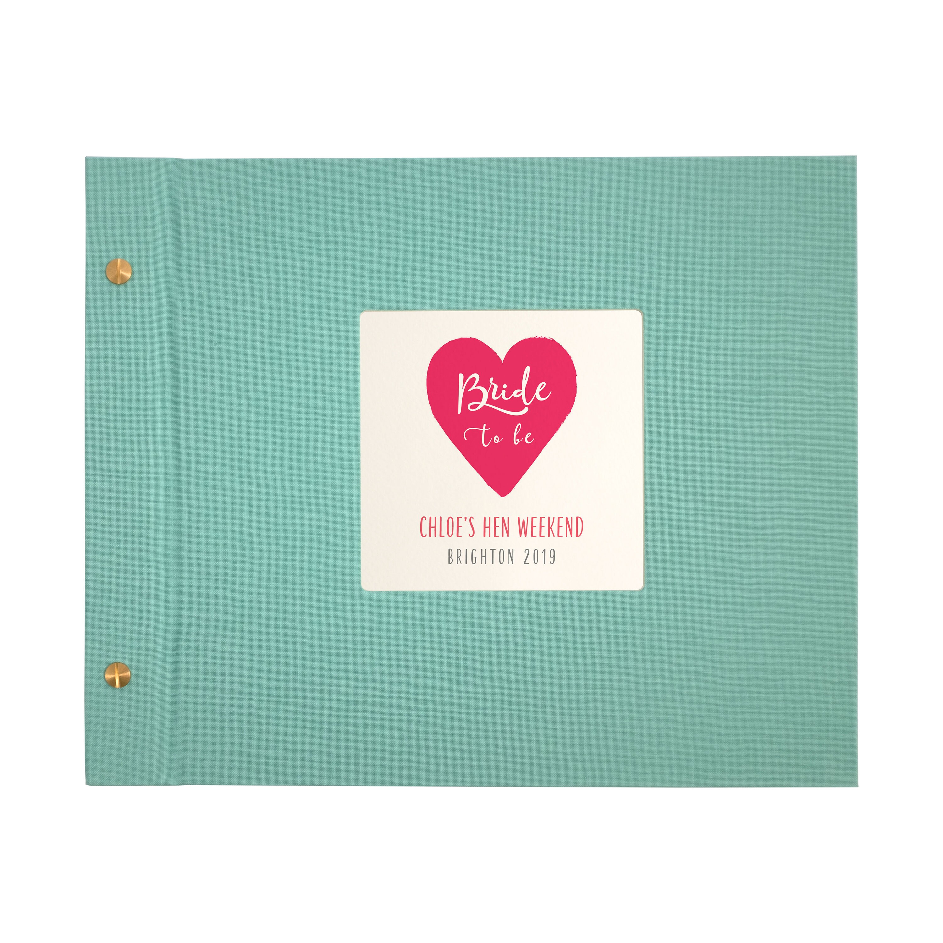 Personalised Pink Hen Party Bride To Be photo album gift boxed WG694-PV93 