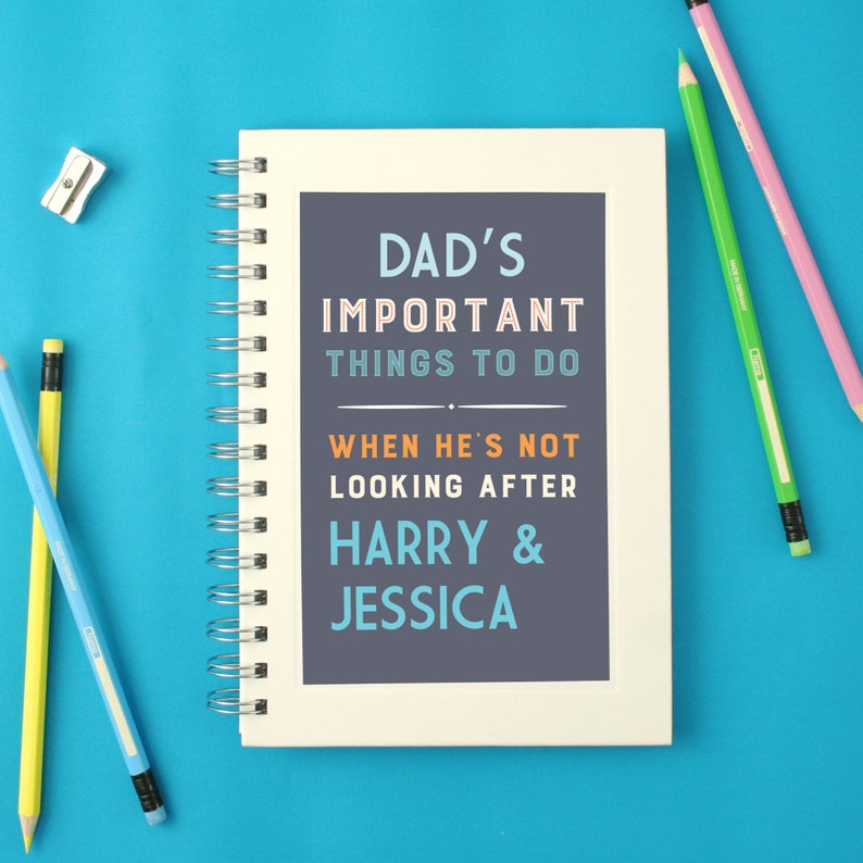 Personalised Parent/'s To Do Notebook