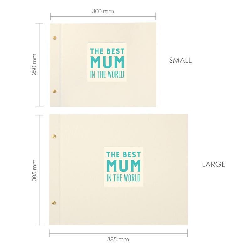 Personalised Family Typography Photo Album