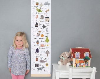 Personalised Alphabet Height Chart