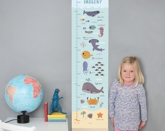 Personalised Ocean Height Chart