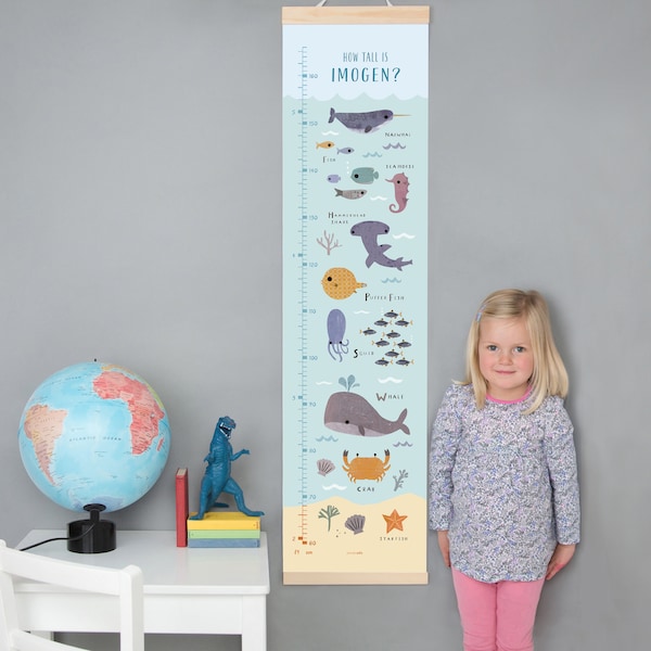 Personalised Ocean Height Chart