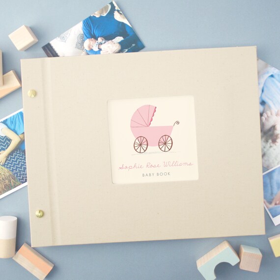 personalised baby photo album