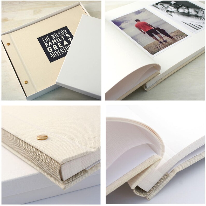 Personalised Family Typography Photo Album