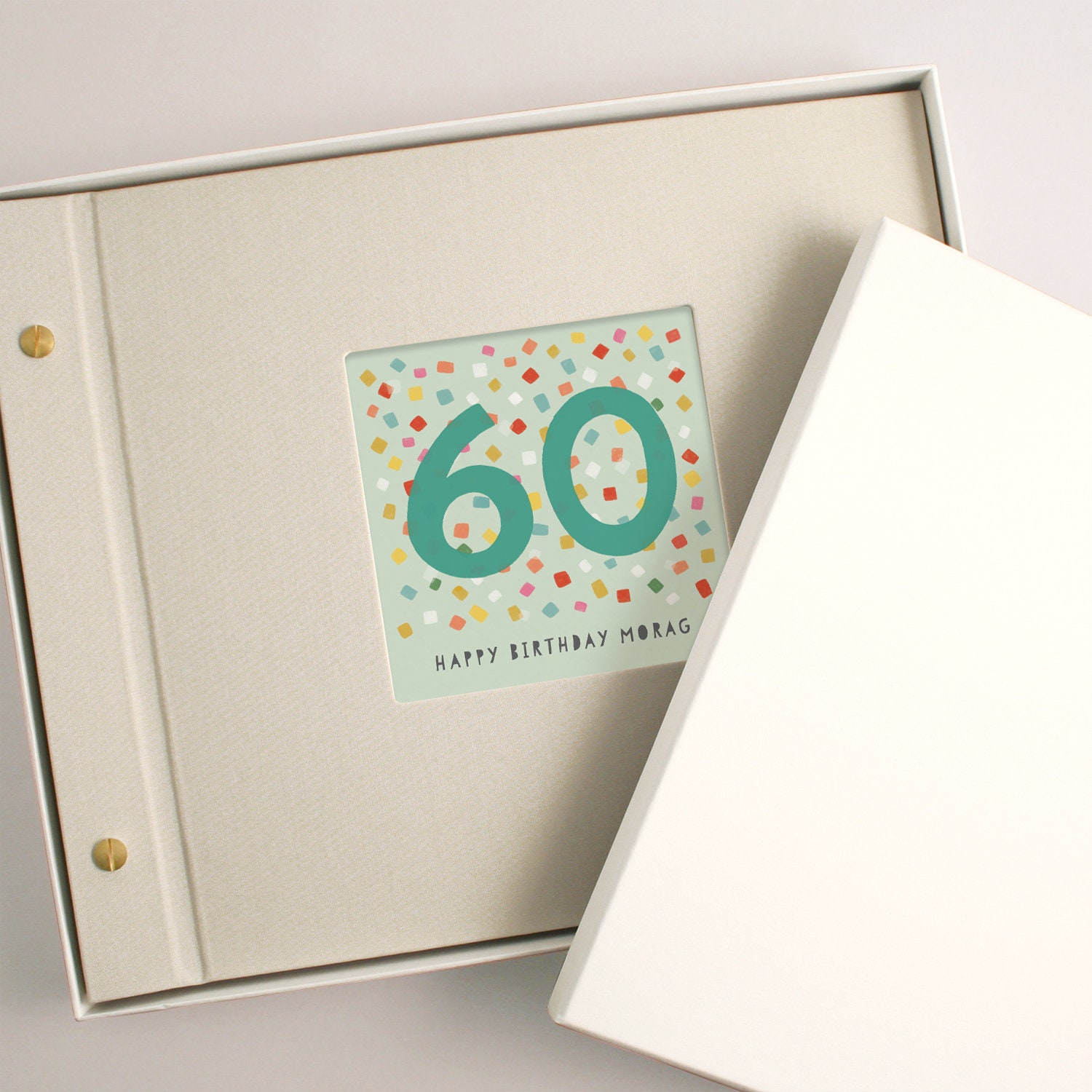 Personalisiertes Fotoalbum zum 60. Geburtstag Etsy