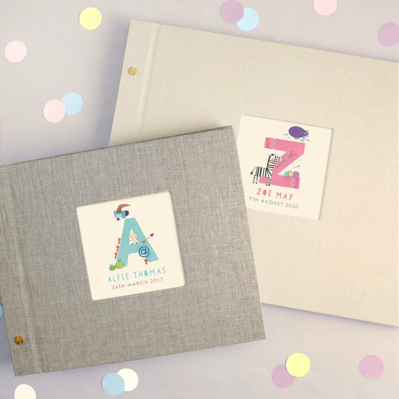 personalised baby photo album
