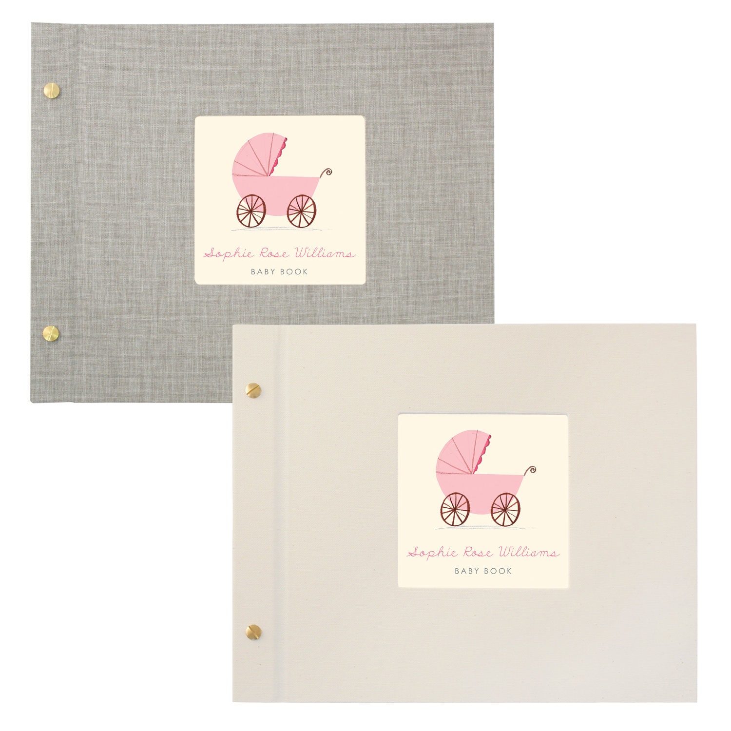 Personalised Baby Photo Album 4 Designs Available Etsy UK