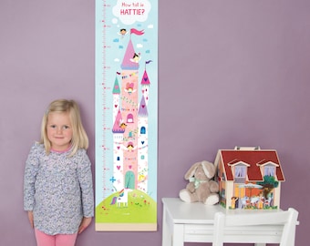 Personalised Fairy Castle Height Chart