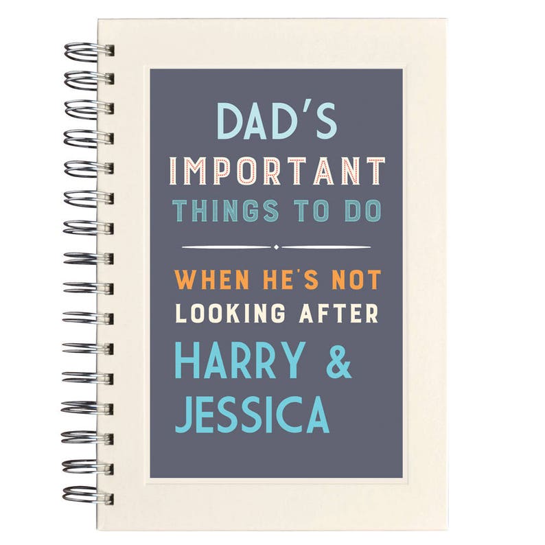 Personalised Parent/'s To Do Notebook
