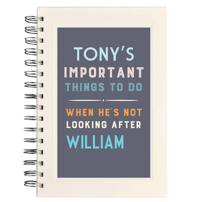 Personalised Parent/'s To Do Notebook