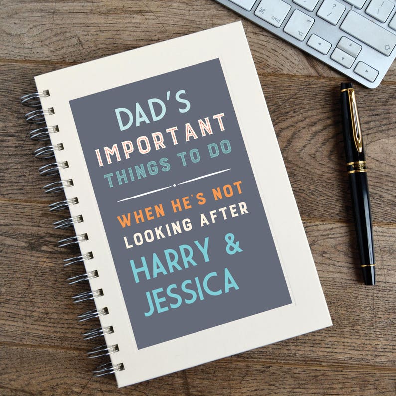 Personalised Parent/'s To Do Notebook