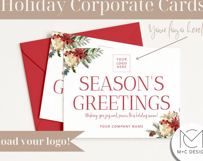 Custom Corporate Holiday Cards • Branded Business Greetings