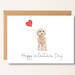 Cockapoo Champagne Valentine, Dog Card, Greeting Card, Folded Card, Dog ...