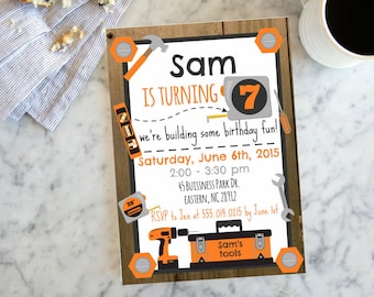 boys birthday invite etsy