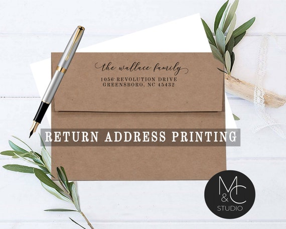 Custom Envelopes, Return Address Printing,| Personalized Envelopes, Printed envelopes for notecard, custom notecards, stationary, stationery Il_570xn