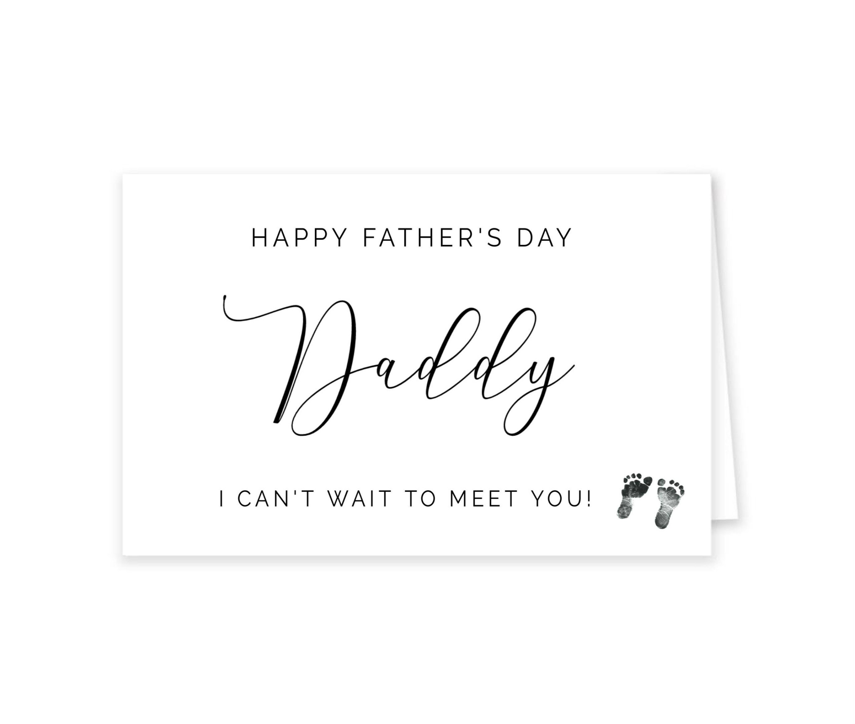 happy fathers day from unborn baby