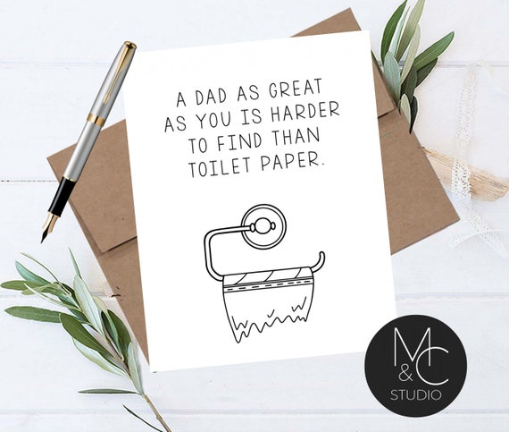 fathers day toilet paper