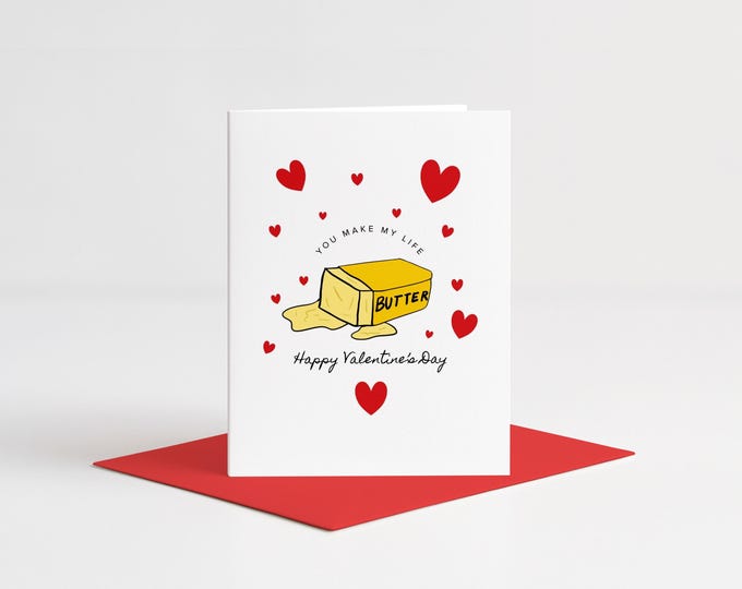 Punny Butter Card - Valentine's Day