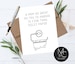 Mother's Day Quarantine Card with Kraft Envelope, Quarantine Stationary, Toilet Paper Social Distancing, funny card, Social Distancing, Mom 