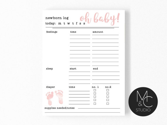 Newborn baby schedule best sale