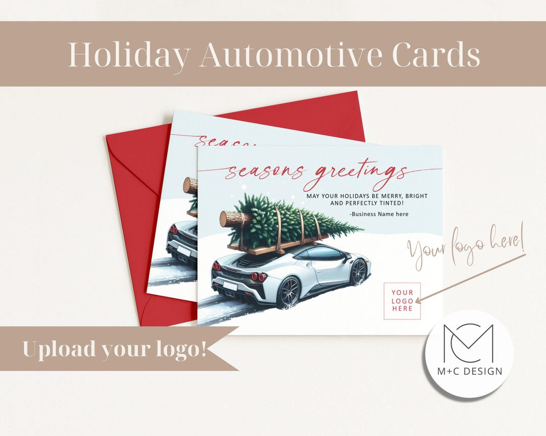 Custom Corporate Holiday Cards With Logo • Personalized Business