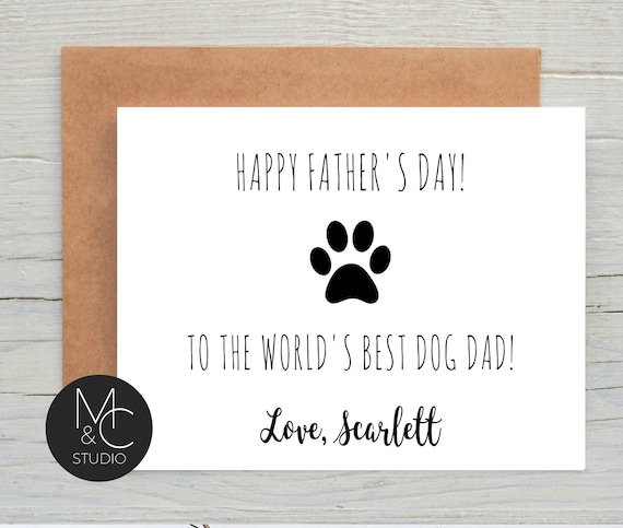 Dog dad top father's day