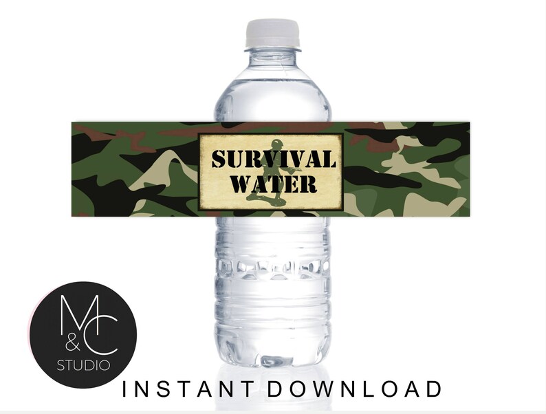 Army upl bottle labels