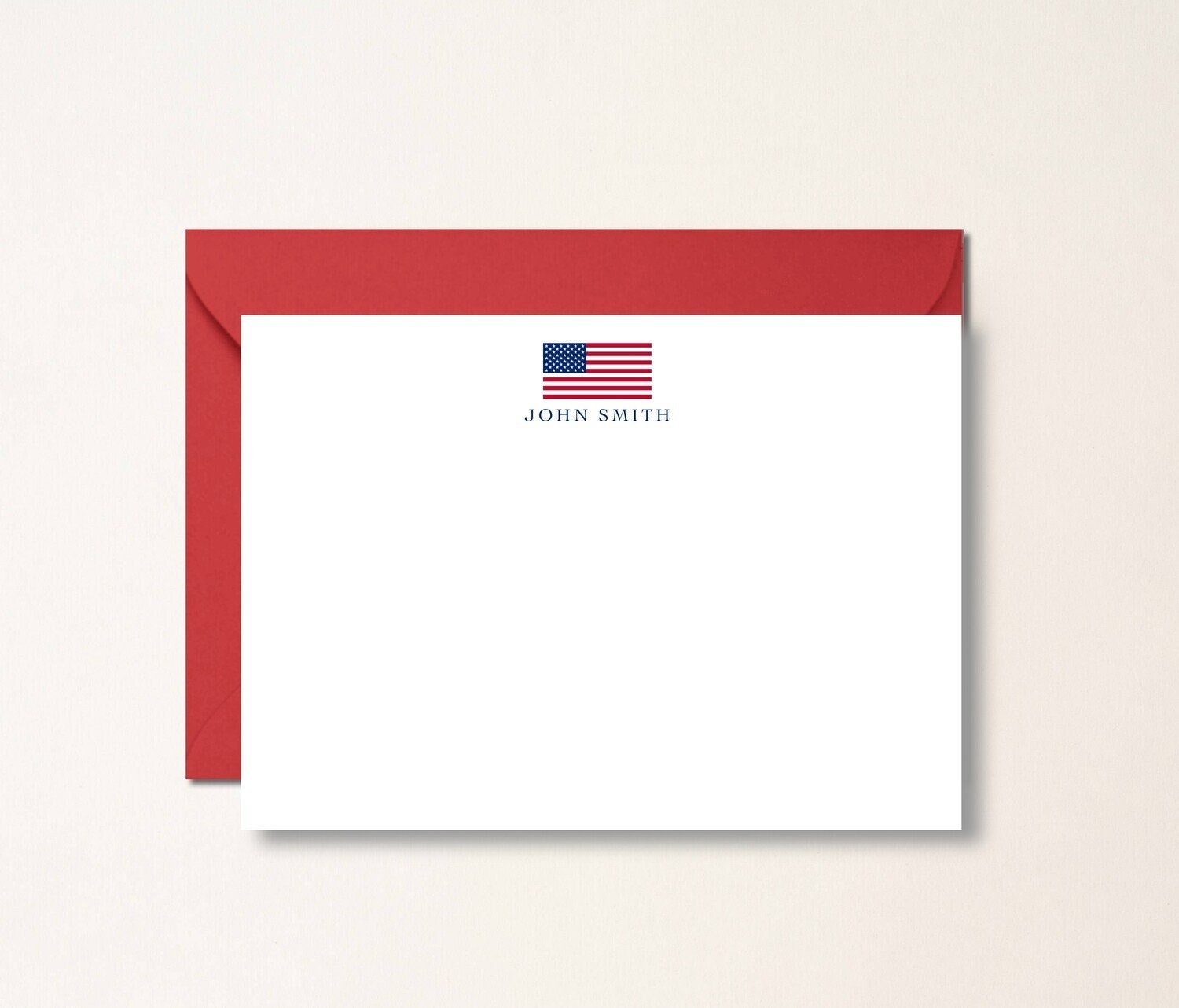  Personalized Army Note Cards, Mens Military Stationary Paper,  Custom Soldier Hero Thank You Cards, Your Choice of Quantity and Envelope  Color : Handmade Products
