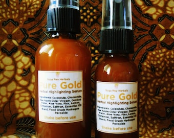 Pure Gold Herbal Highlighting Spray * Lightens & Adds Golden Highlights