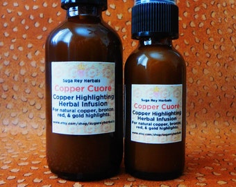 Copper Cuore <3 * Copper herbal infusion highlighting spray * For copper, red, & gold highlights * soft and subtle lightening