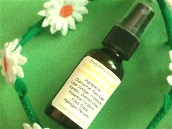 Naturally Light * Herbal highlighting/lightening spray * Sun lightening spray * Gradually lightens and adds gold, lemon, & blonde highlights