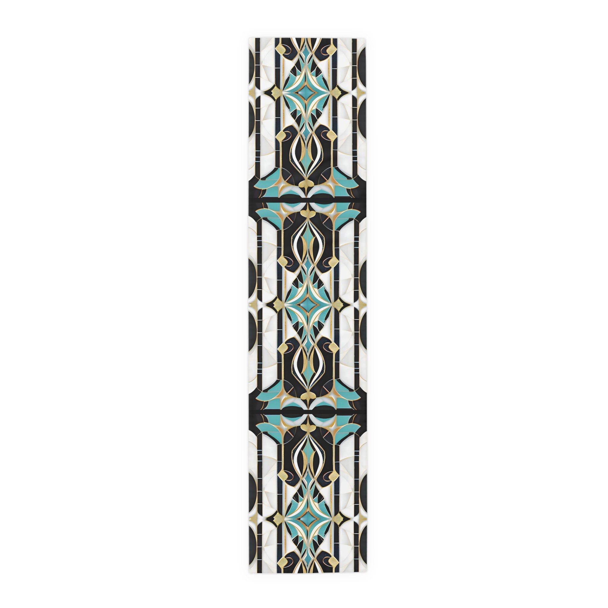 Copy of Table Runner Gold Black Gatsby Table Cloth Art Deco 1920s Style ...