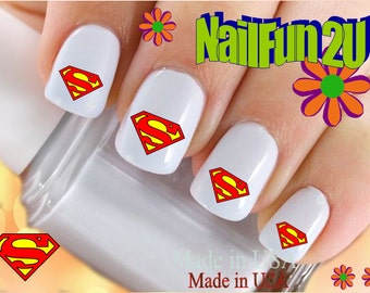 Superhero Nail Art Superhero Nail Art