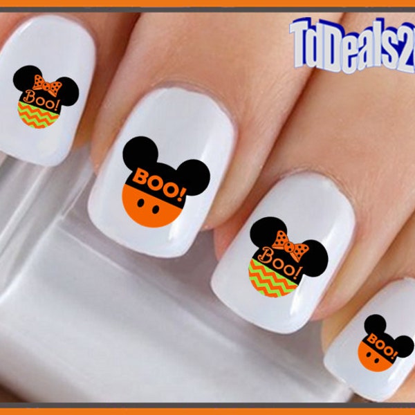 Mickey Nail Decals Etsy