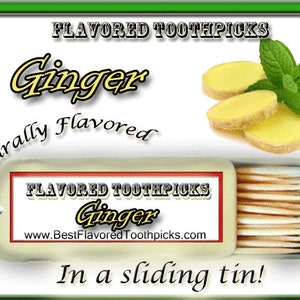 Ginger Flavored Toothpicks - Grill Tools, Grill Set, Grilling Gifts, Grill Accessories, Grilling Tools, Grilling Accessories, Guy Gifts