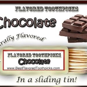 Chocolate Flavored Toothpicks 70 Flavors Grill Tools, Grill Set, Grilling Gifts, Grill Accessories, Grilling Tools, Grilling Accessories image 1