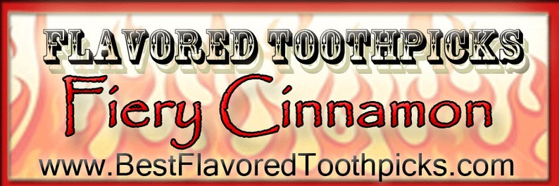 Cinnamon Flavored Toothpicks 70 Flavors Cinnamon Toothpicks, Cinnamon Toothpick, Party Gifts, Unique Gifts For Him, Gifts For Men, Hot image 2