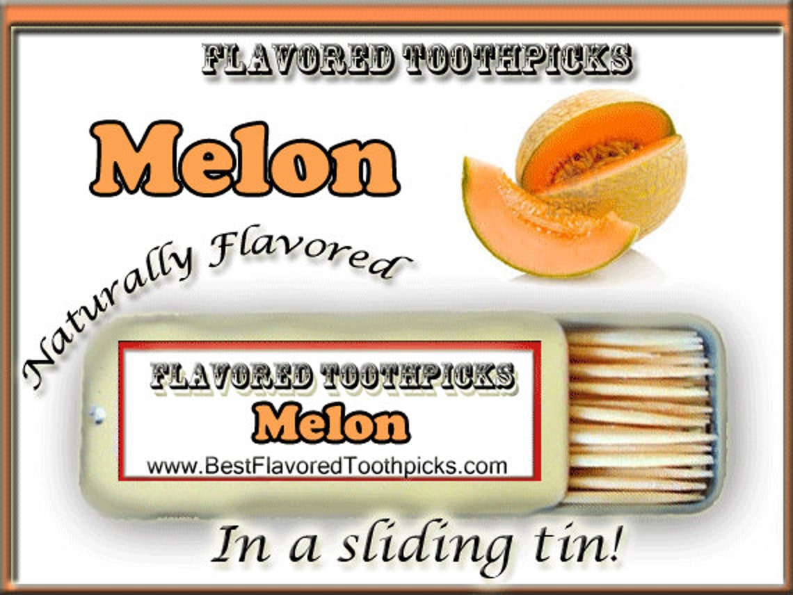Melon Flavored Toothpicks 70 Flavors Stop Smoking Quit Etsy