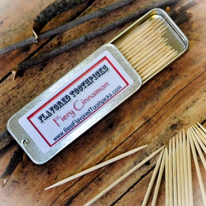 Cinnamon Flavored Toothpicks - 70+ Flavors! 4th of July, Fourth of July, July 4th, Independence Day, Patriot, Patriotic, Holiday, Summer