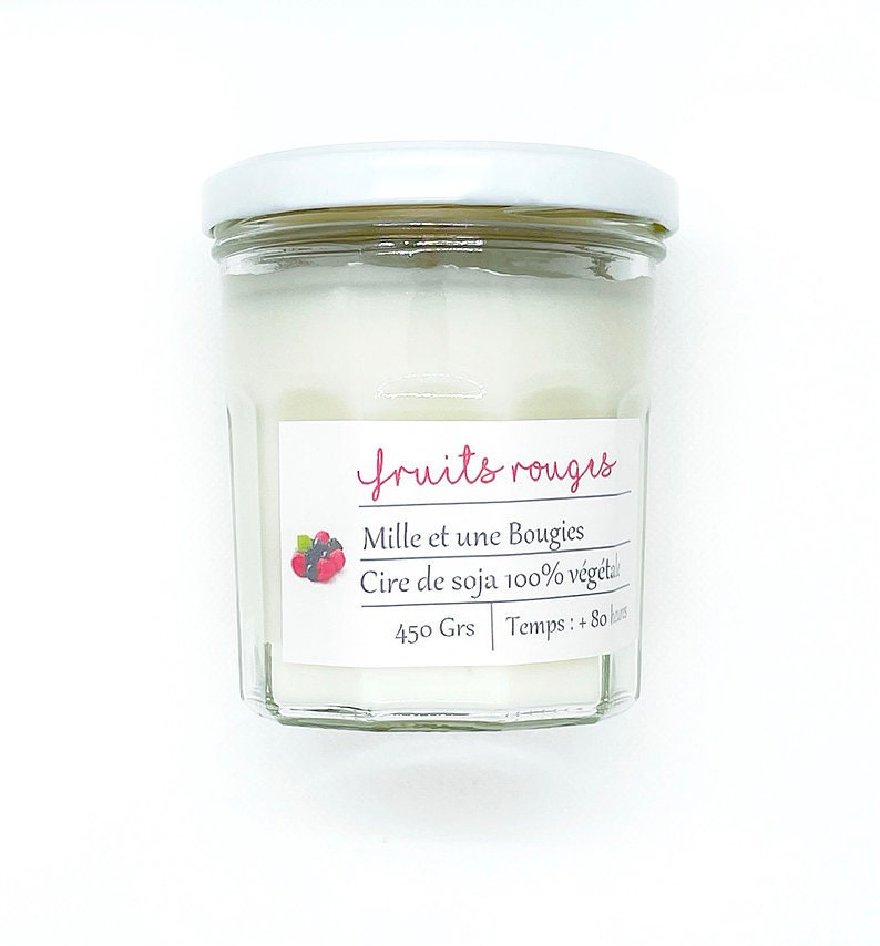 Bougie Parfumée Fruits Rouges/450Gr
