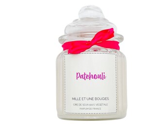 Patchouli perfume candle