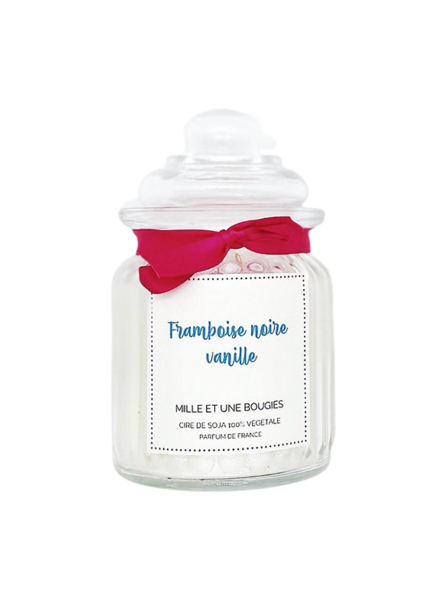 Bougie Bonbonnière Framboise Noire Vanille