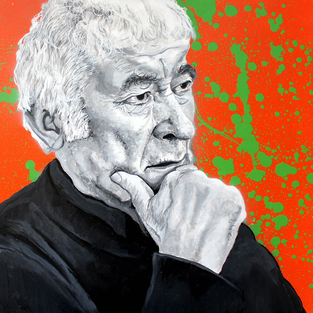 Seamus Heany Portrait - Etsy Australia