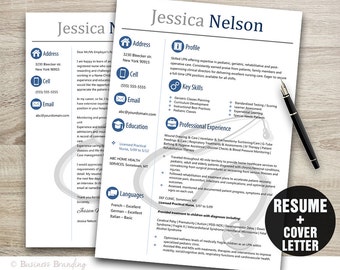 medical resume etsy