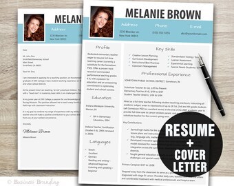 classic blue resume template