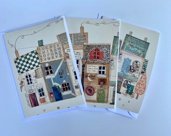 Cards - Set of 3 Greetings Cards - After Dark