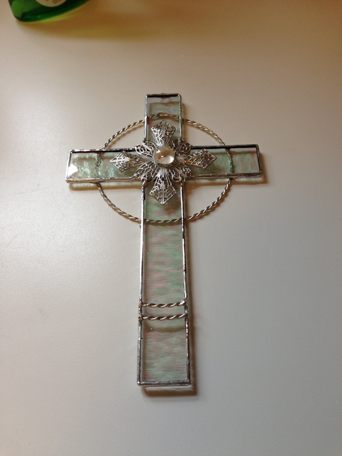 Stained Glass Cross Etsy
